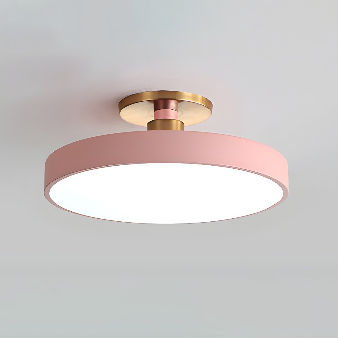 Modern Round LED Flush Mount Ceiling Light 1-Light