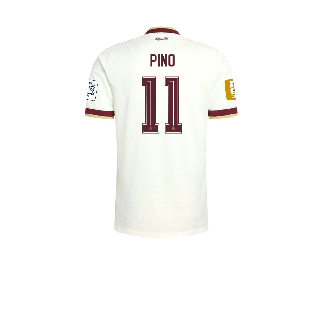 Maglia Trasferta Uomo Campioni del Mondo Due Stelle Spagna 2026 – Yeremy Pino #11