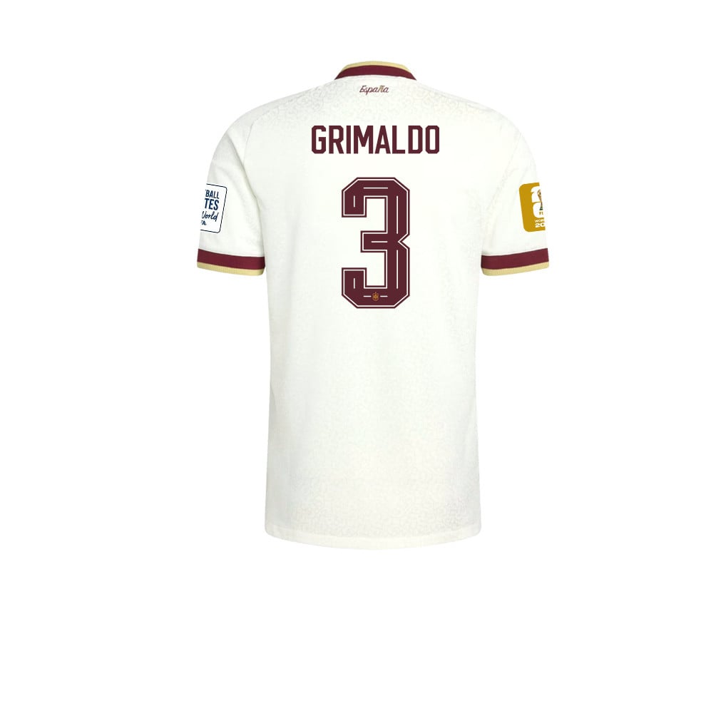 Spain 2026 Two-Star World Cup Champions Men's Away Jersey – Álex Grimaldo #3
