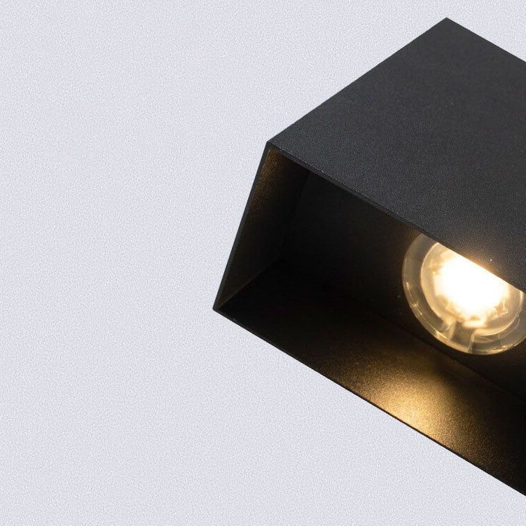 Applique da parete moderna quadrata con LED 1 luce