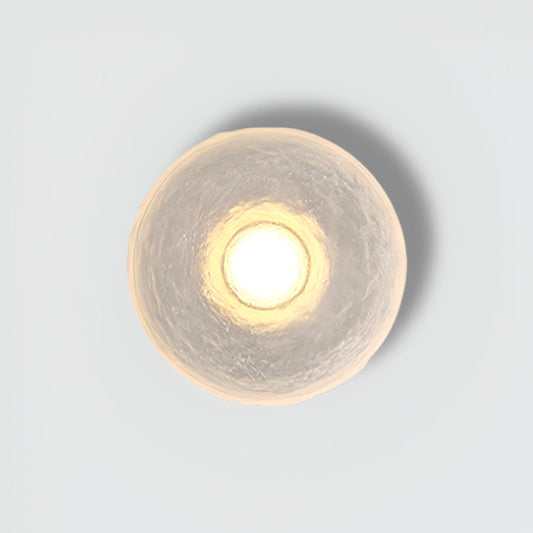 Modern Minimalist Resin Round Wall Sconce LED 1-Light