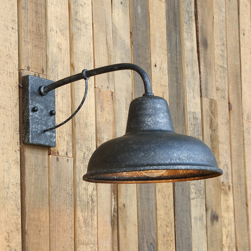 Applique da esterno vintage industriale impermeabile a 1 luce