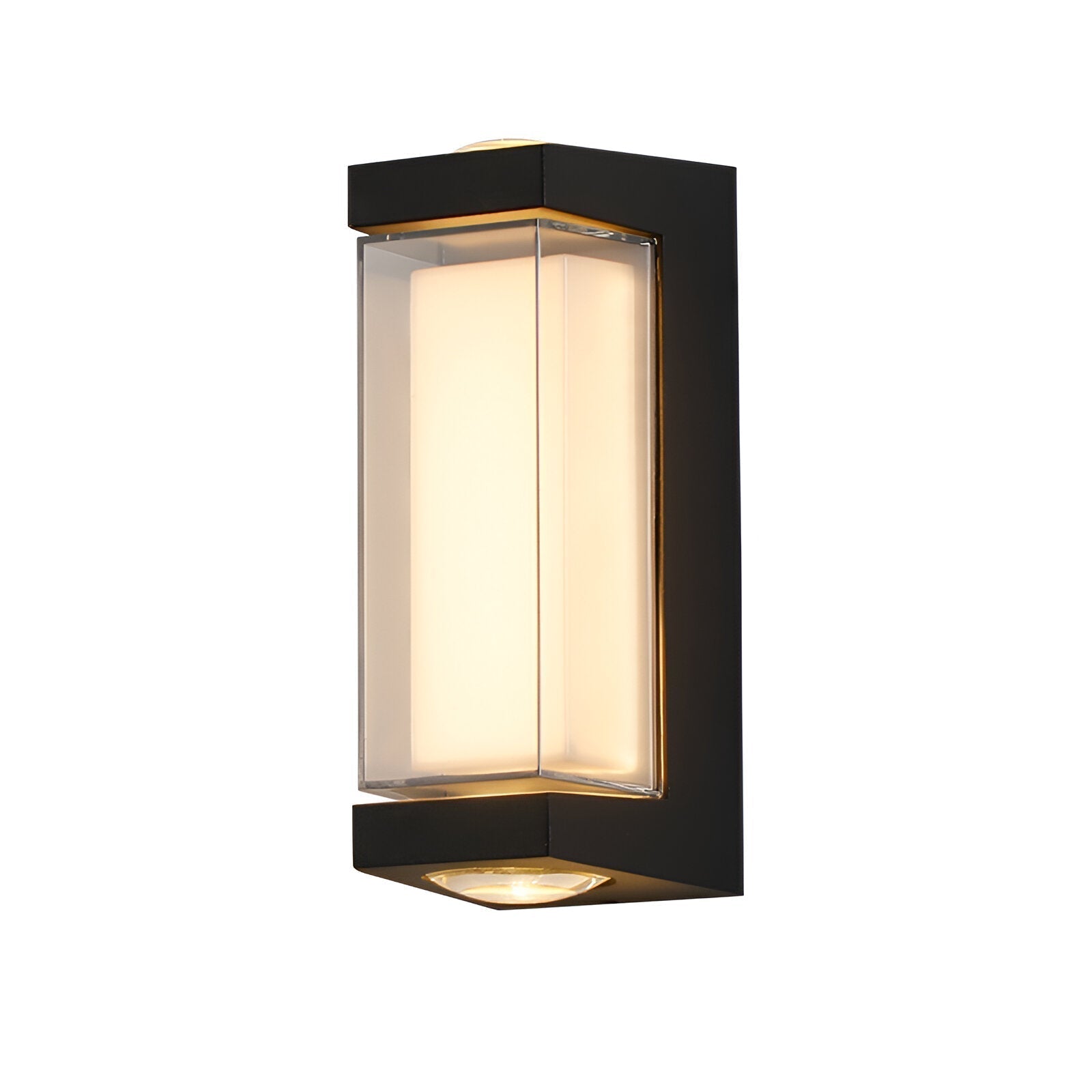 Lampada da parete nordica minimalista rettangolare in acrilico LED up-down