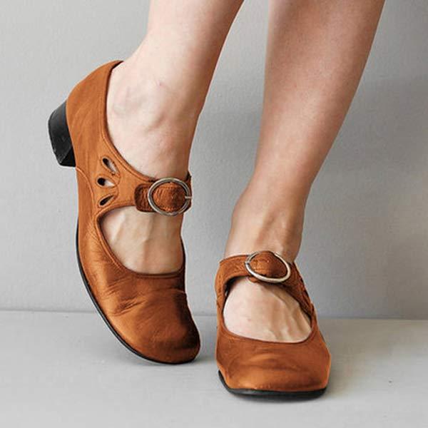 Federica | Leather sandals with buckle