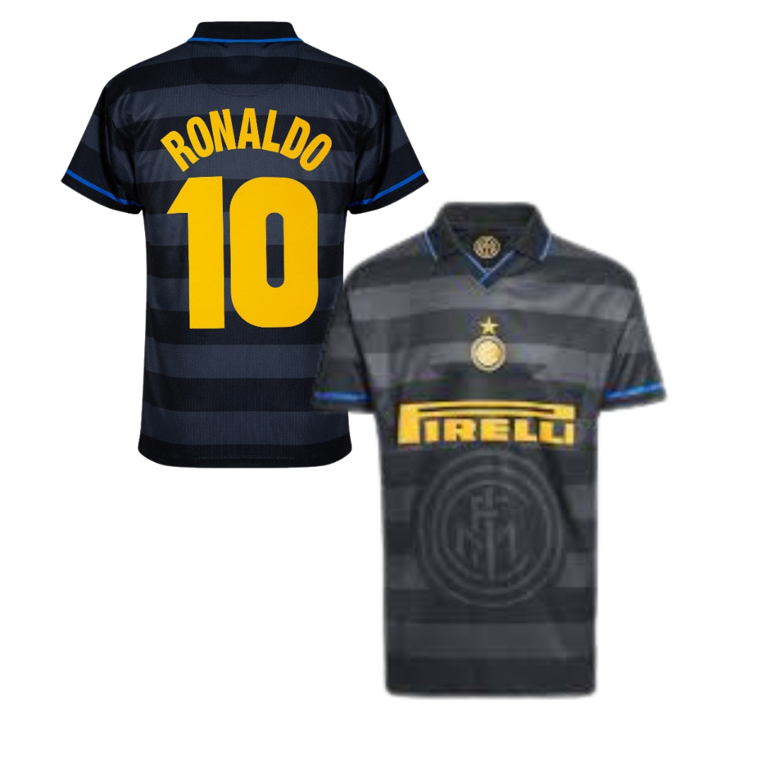 Inter Historic Away Shirt 1997/1998 + Ronaldo 10
