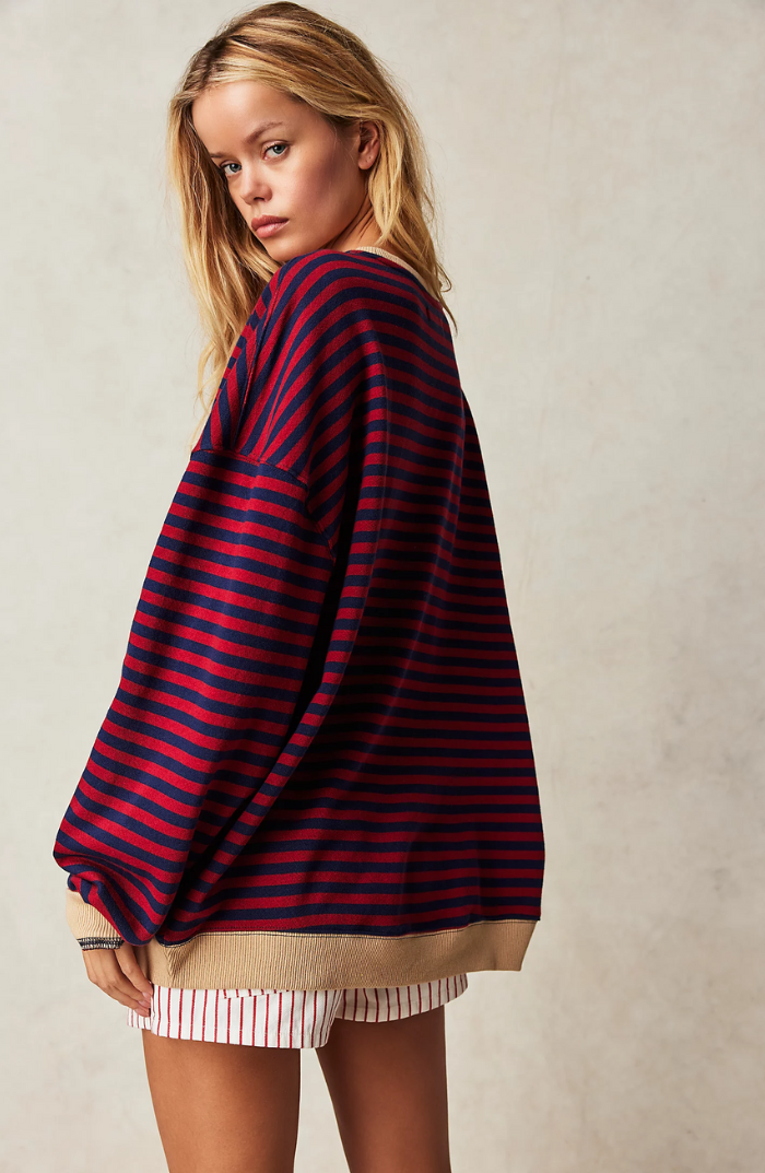 Puili | Striped Oversized Sweater