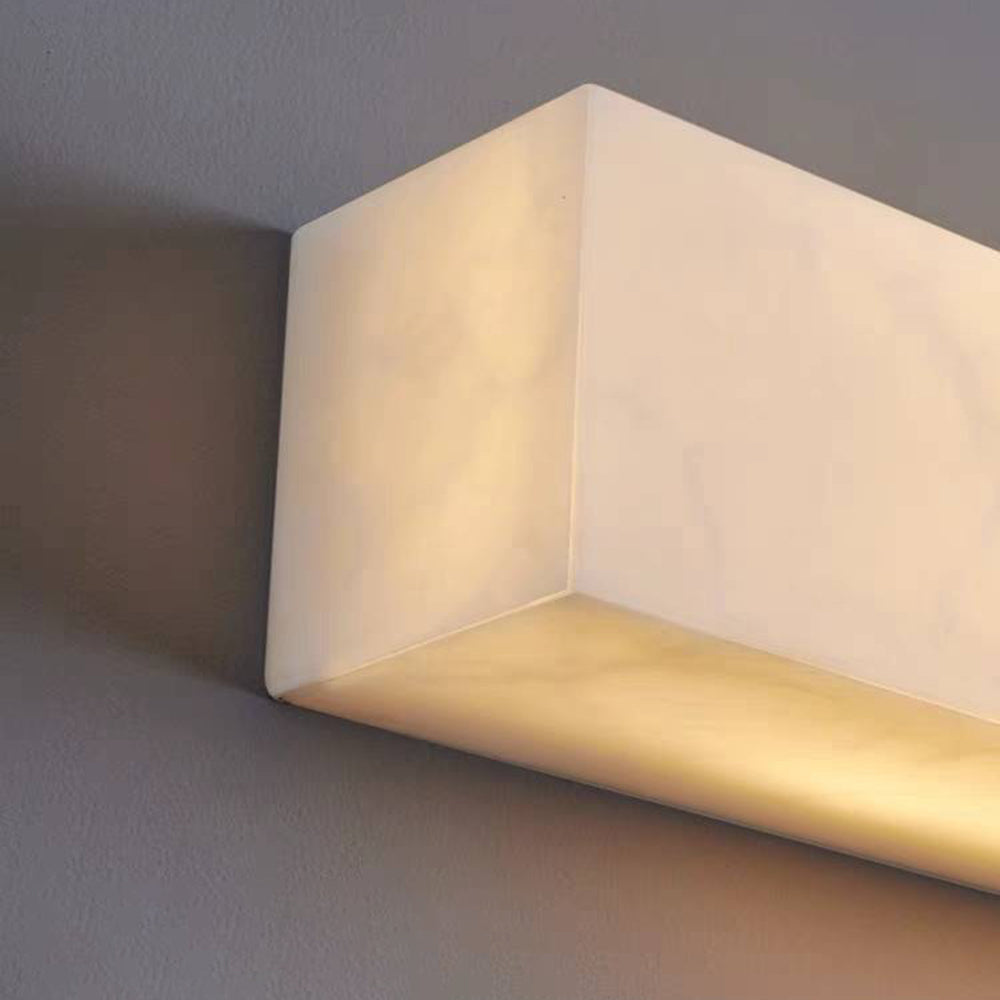 Lampada da parete moderna cilindrica in pietra di travertino per esterni LED 1 luce