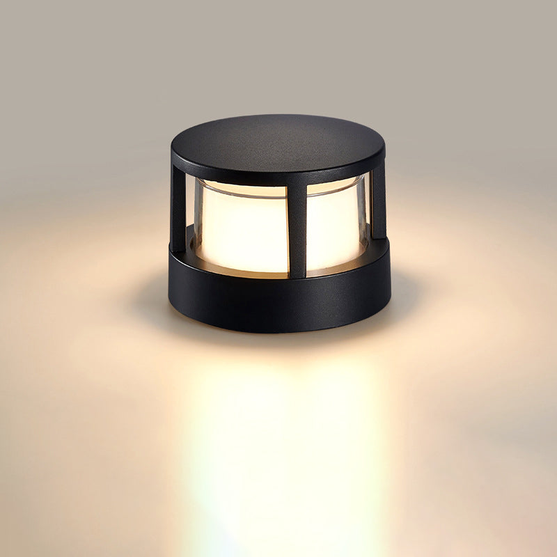 Lampada da esterno moderna quadrata impermeabile con LED per paesaggio