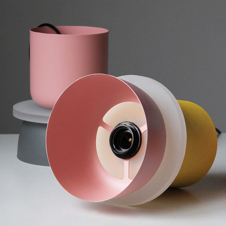 Lampada a sospensione nordica in lega di zinco bicolore a cupola LED 1 luce