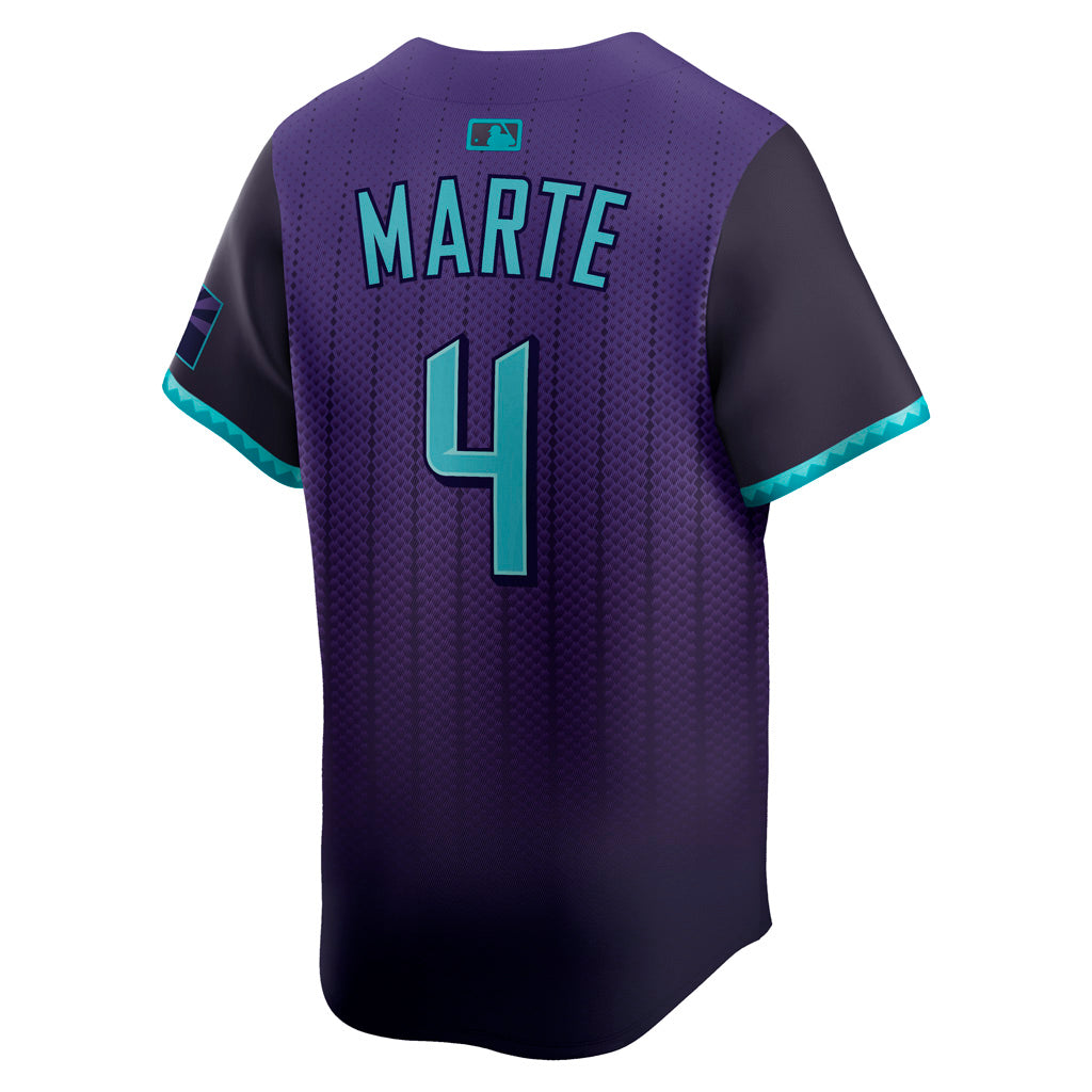 Maglia limitata 2025 City Connect MLB Arizona Diamondbacks Ketel Marte - Viola