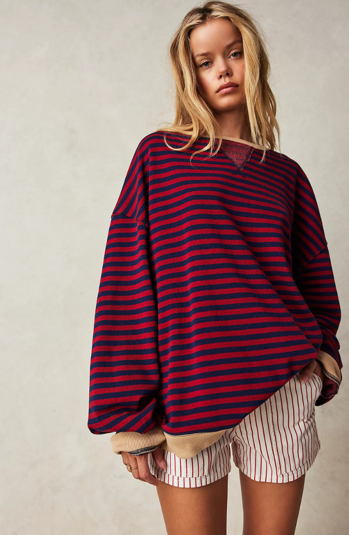 Puili | Striped Oversized Sweater