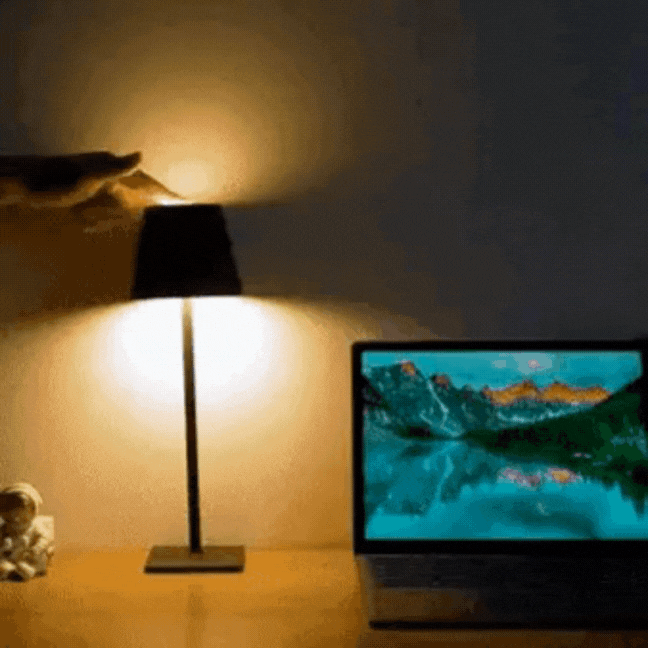 Modern Scandinavian Aluminum LED Table Lamp 1-Light