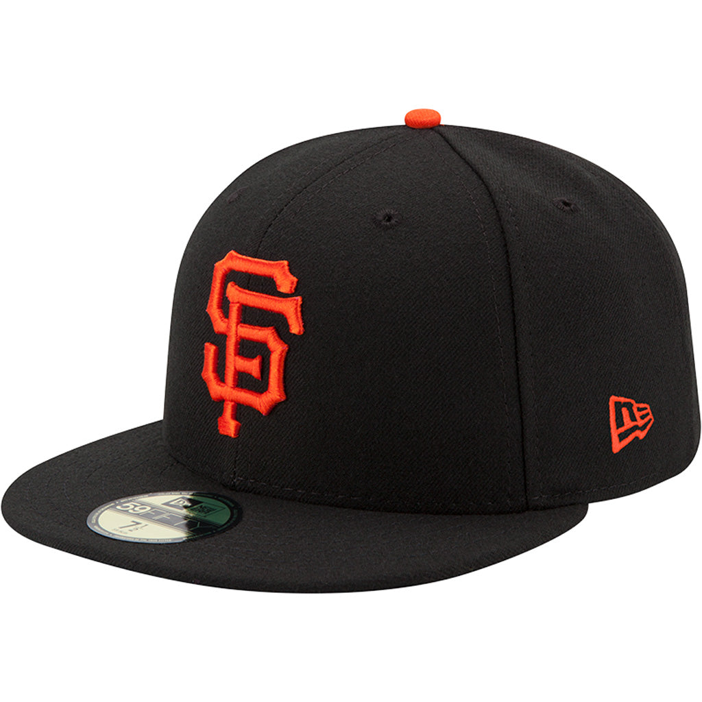Cappello New Era 59FIFTY Fitted della collezione autentica da casa per giovani MLB San Francisco Giants - Nero