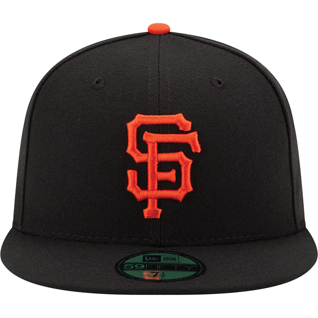 Cappello New Era 59FIFTY Fitted della collezione autentica da casa per giovani MLB San Francisco Giants - Nero
