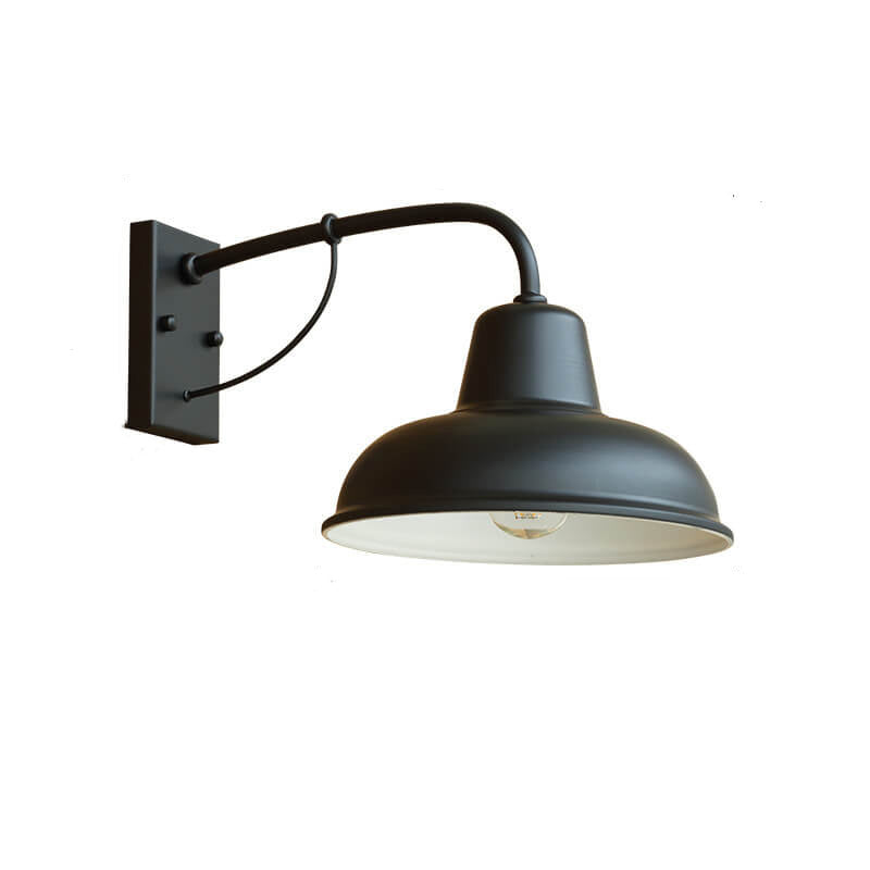 Applique da esterno vintage industriale impermeabile a 1 luce