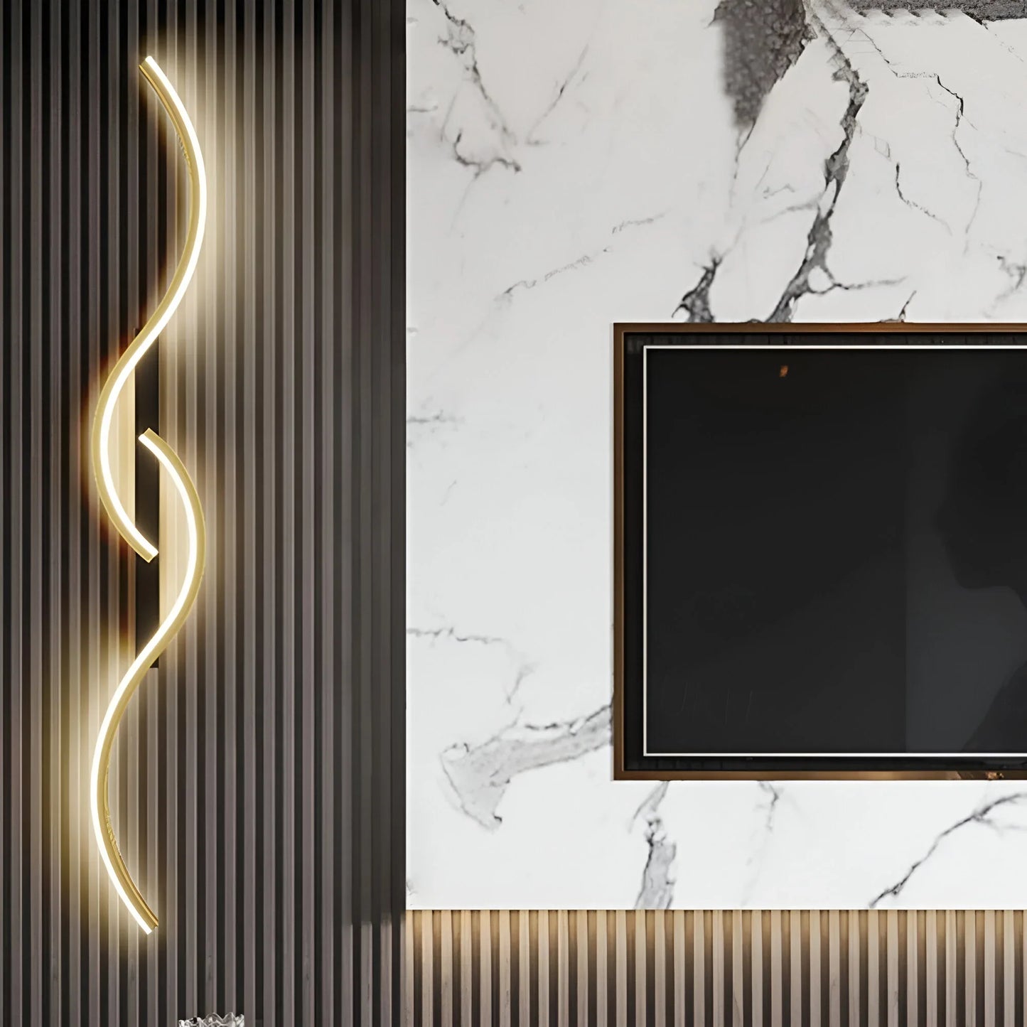 WaveGlow – Elegant Curved Wall Light