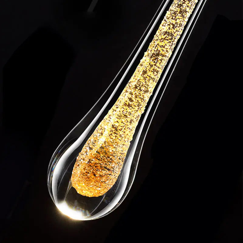 Applique da parete moderna in vetro a goccia con LED 1 luce