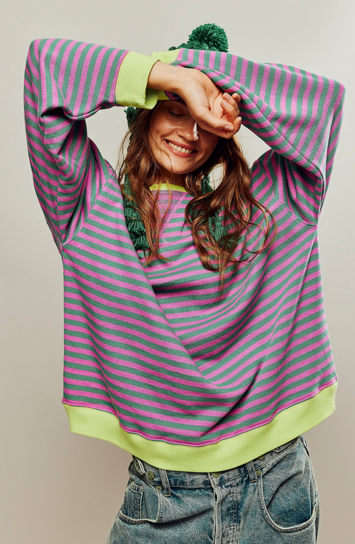 Puili | Striped Oversized Sweater