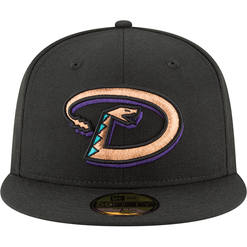Cappello Fitted New Era Cooperstown 59FIFTY MLB Arizona Diamondbacks - Nero