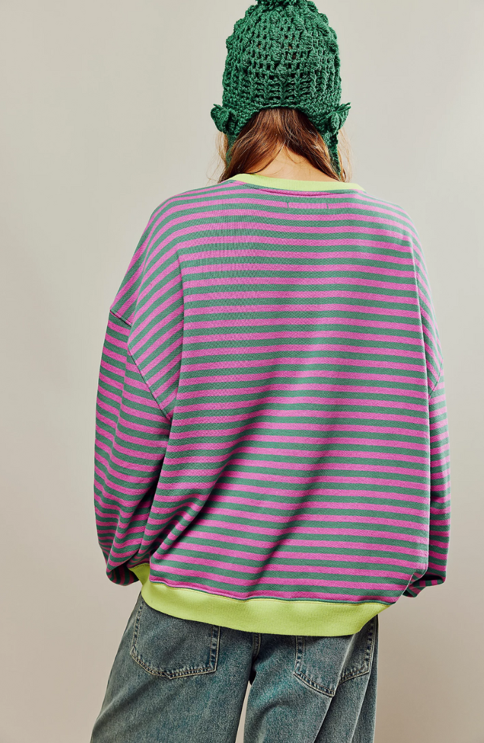 Puili | Striped Oversized Sweater