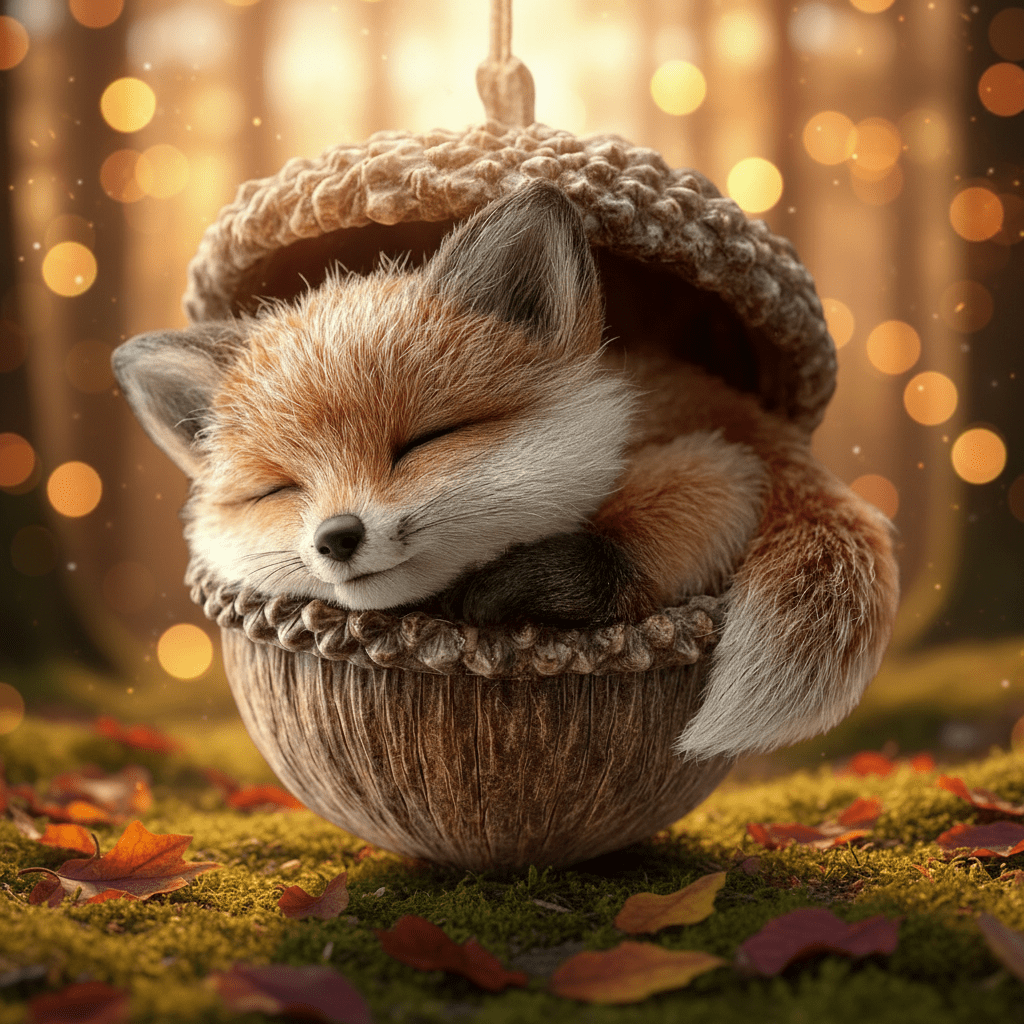 Woodland Animal Ornaments Handcrafted Christmas Tree Decorations