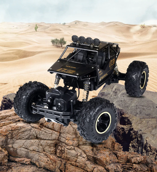 Monster Truck Radiocomandato | Veicolo RC 4x4 Fuoristrada con Pneumatici Tutto Terreno