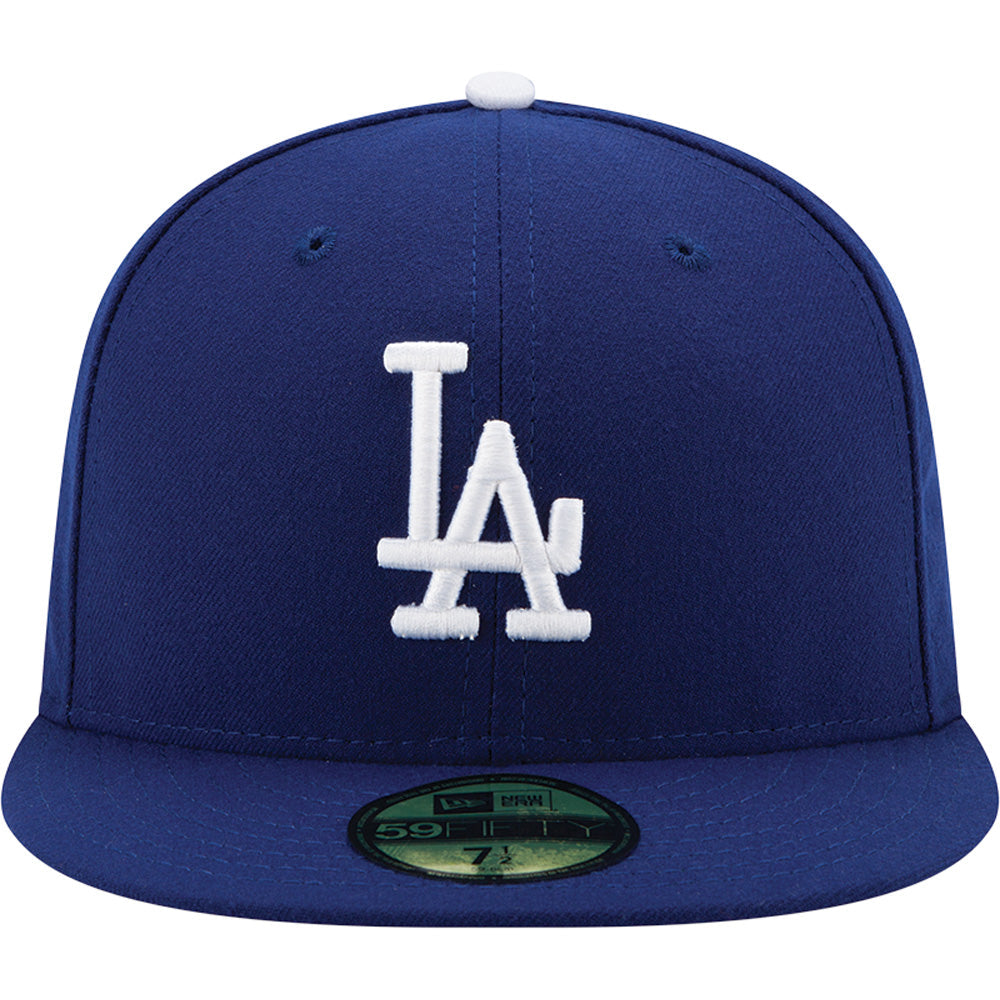 MLB Los Angeles Dodgers Youth New Era Home Authentic Collection 59FIFTY Fitted Hat - Blue