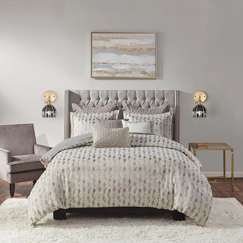 Vintage Brass Tulip Glass Wall Sconce 1-Light