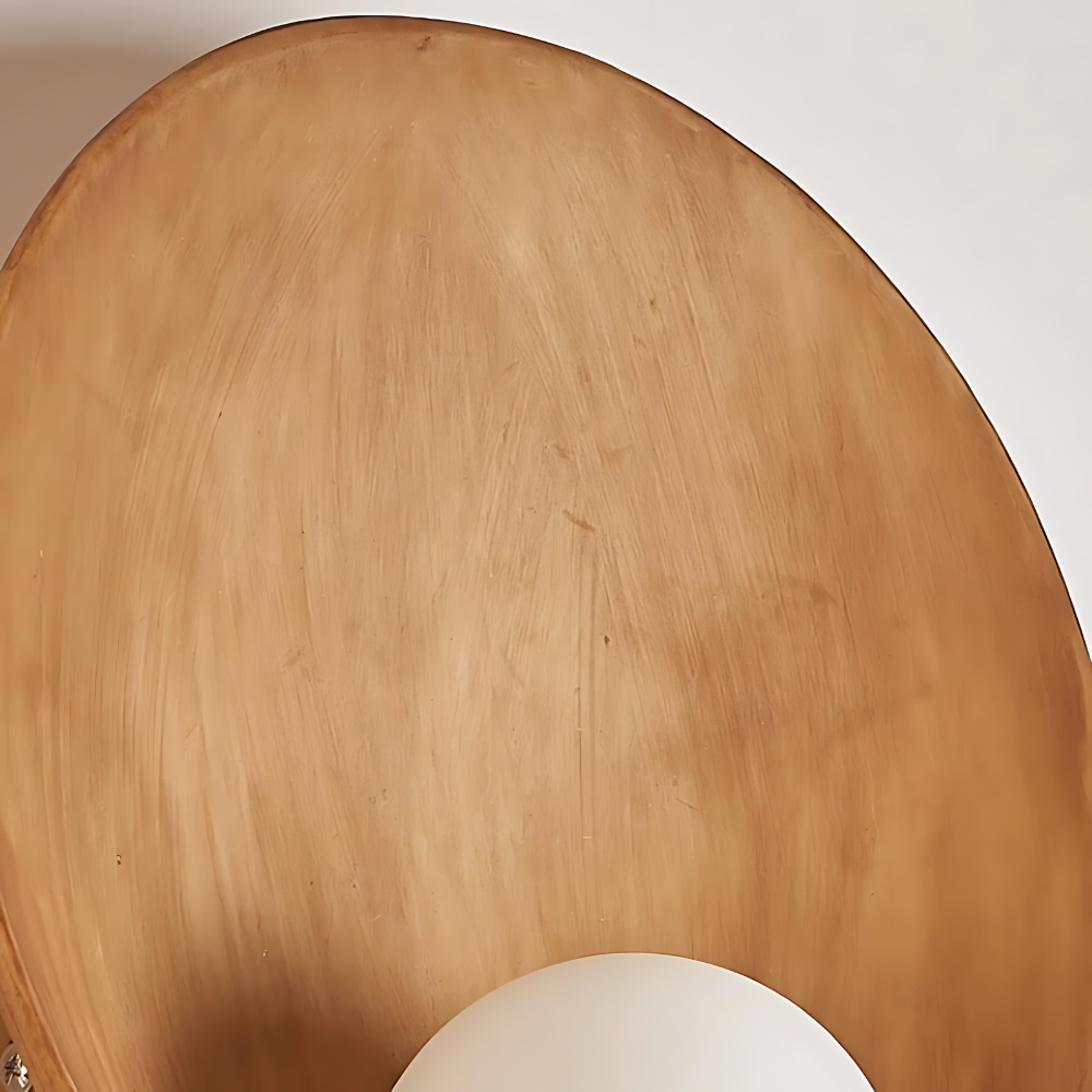 Modern Japandi Resin Bowl Wall Sconce G9 1-Light