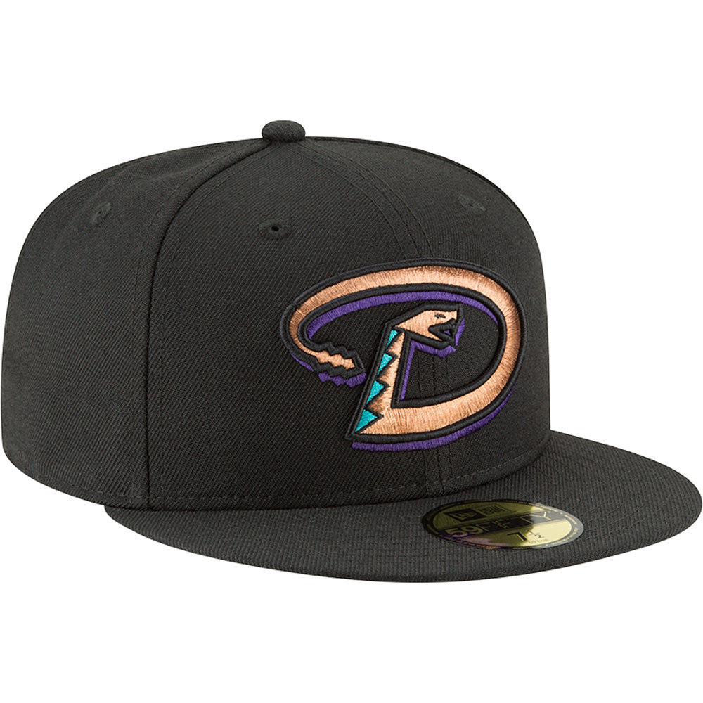 Cappello Fitted New Era Cooperstown 59FIFTY MLB Arizona Diamondbacks - Nero