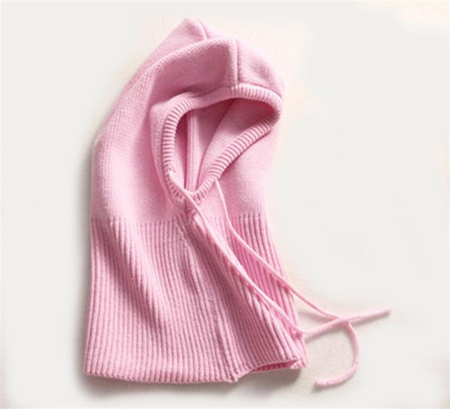 Puili | Winter Knit Beanie | Hooded Balaclava Style | Reinforced Wool-Blend Thermal Insulation | Adjustable Drawstring Fit | Wind-Resistant High-Volume Headwear