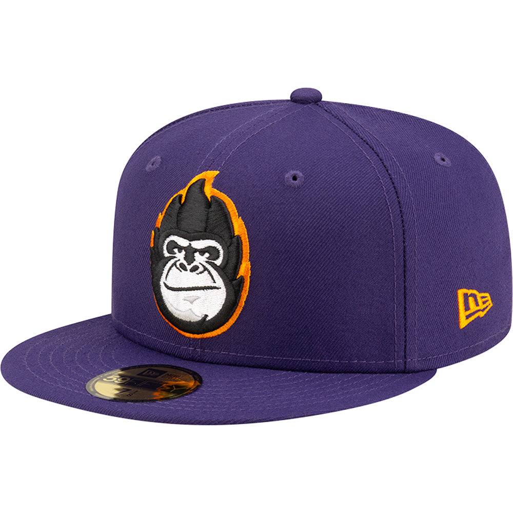 Cappello New Era 59FIFTY Fitted NBA Phoenix Suns Gorilla Head con contorno arancione