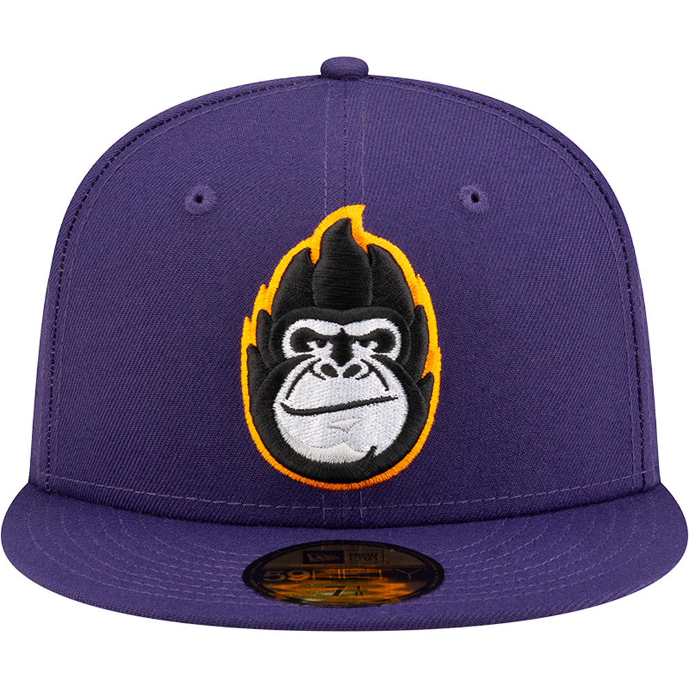 Cappello New Era 59FIFTY Fitted NBA Phoenix Suns Gorilla Head con contorno arancione