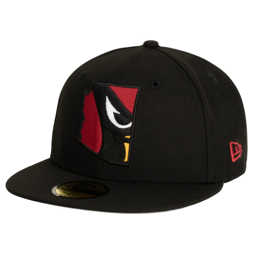 Cappello New Era 59FIFTY con logo dello stato NFL Arizona Cardinals - Nero