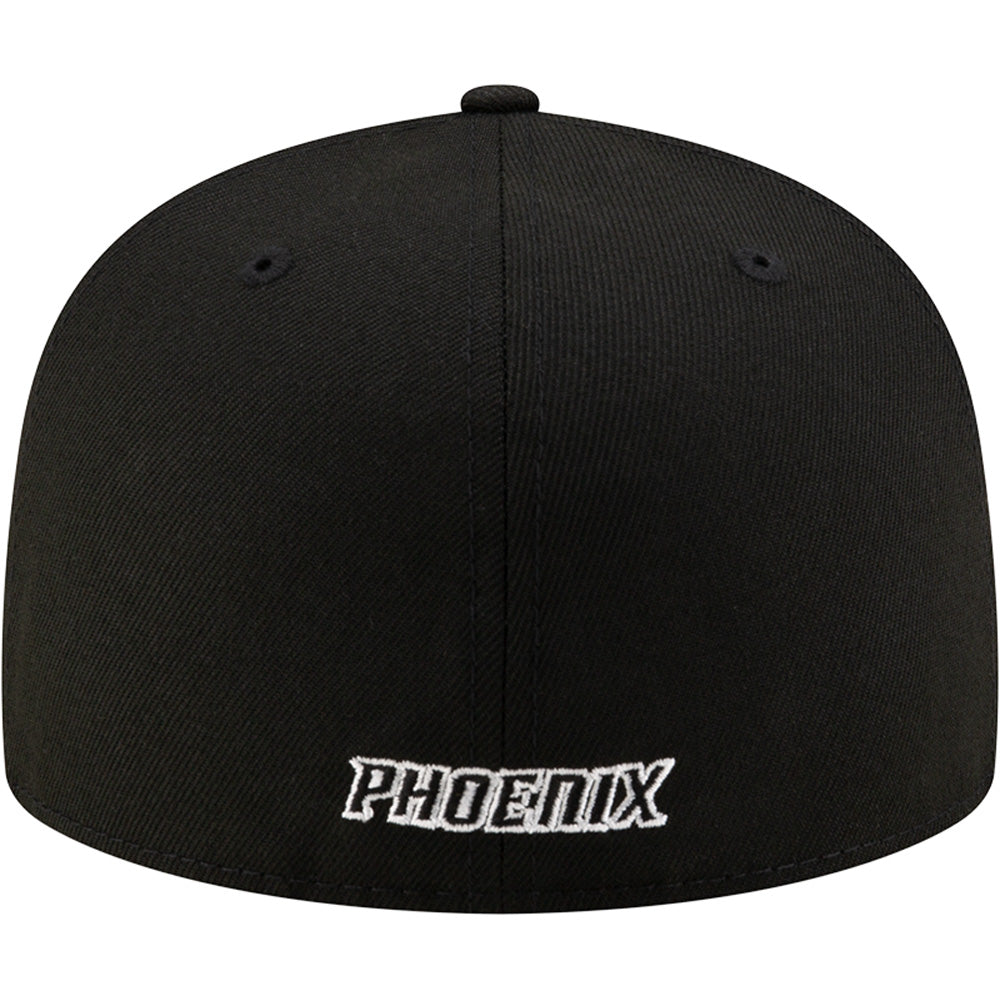 NBA Phoenix Suns New Era Black/White Shooting Ball 59FIFTY Hat - Black