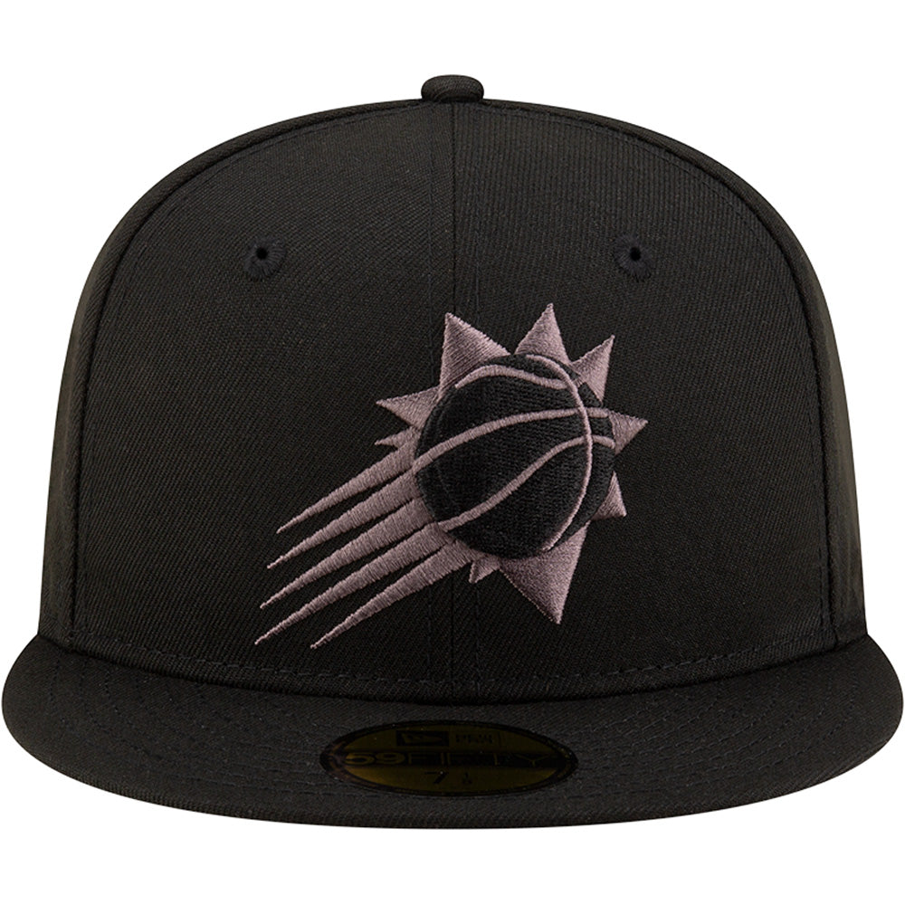 Cappello New Era Black/Graphite Shooting Ball 59FIFTY NBA Phoenix Suns - Nero