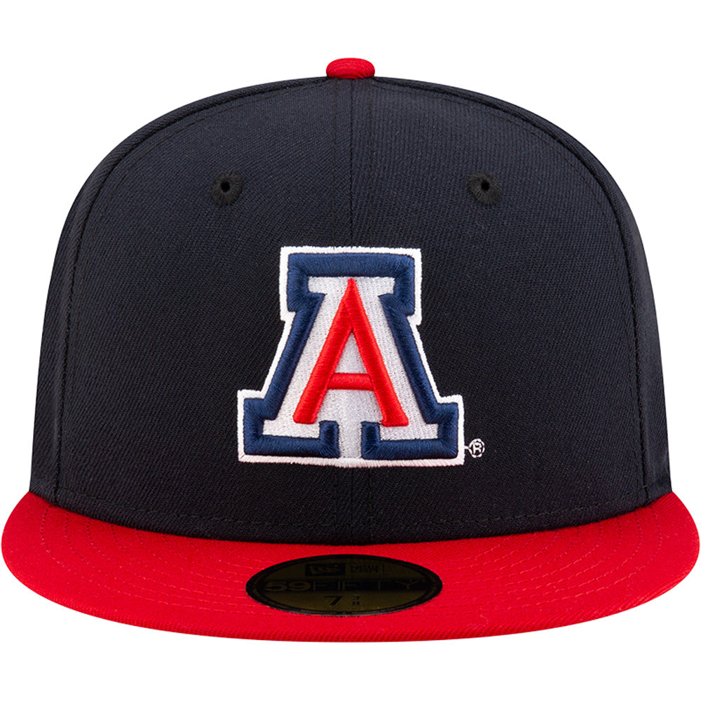 Cappello Fitted New Era Two-Tone Primary Logo 59FIFTY NCAA Arizona Wildcats