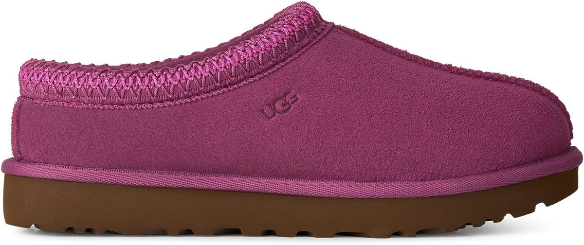 UGG Tasman II | Women's Suede Slipper | Sheepskin Insole | Shearling Lining | Braid Collar