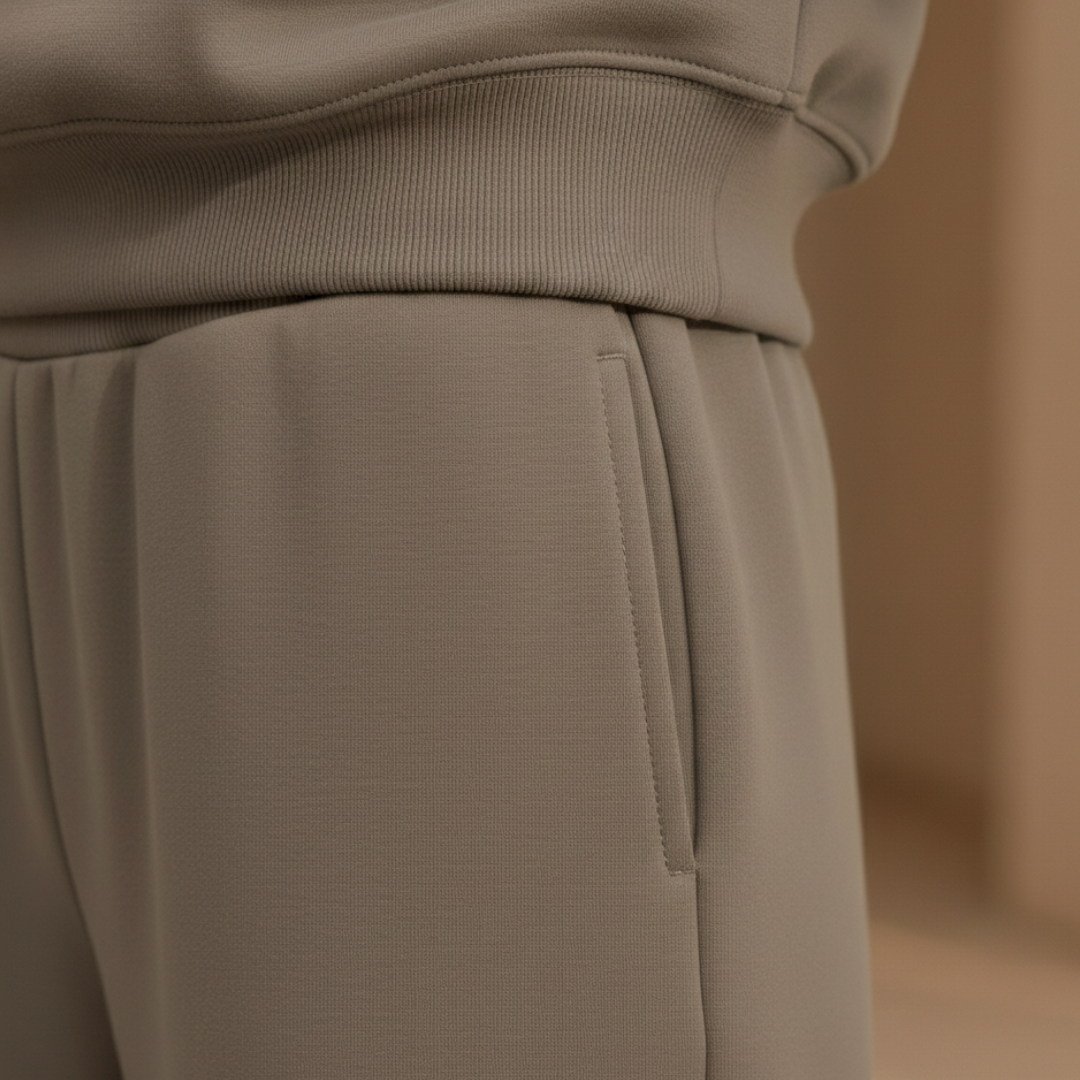 Casual Two Piece Set Half Zip