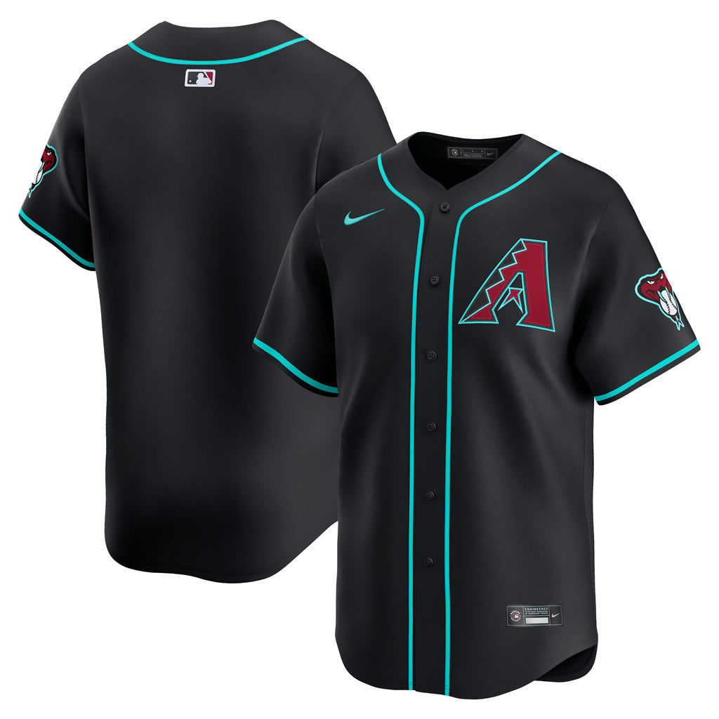 Maglia Nike Alternate Limited MLB Arizona Diamondbacks - Nero