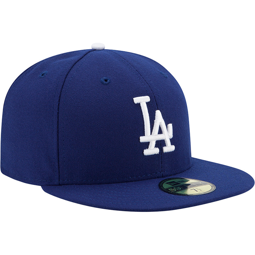 MLB Los Angeles Dodgers Youth New Era Home Authentic Collection 59FIFTY Fitted Hat - Blue