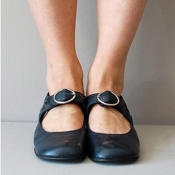 Federica | Leather sandals with buckle