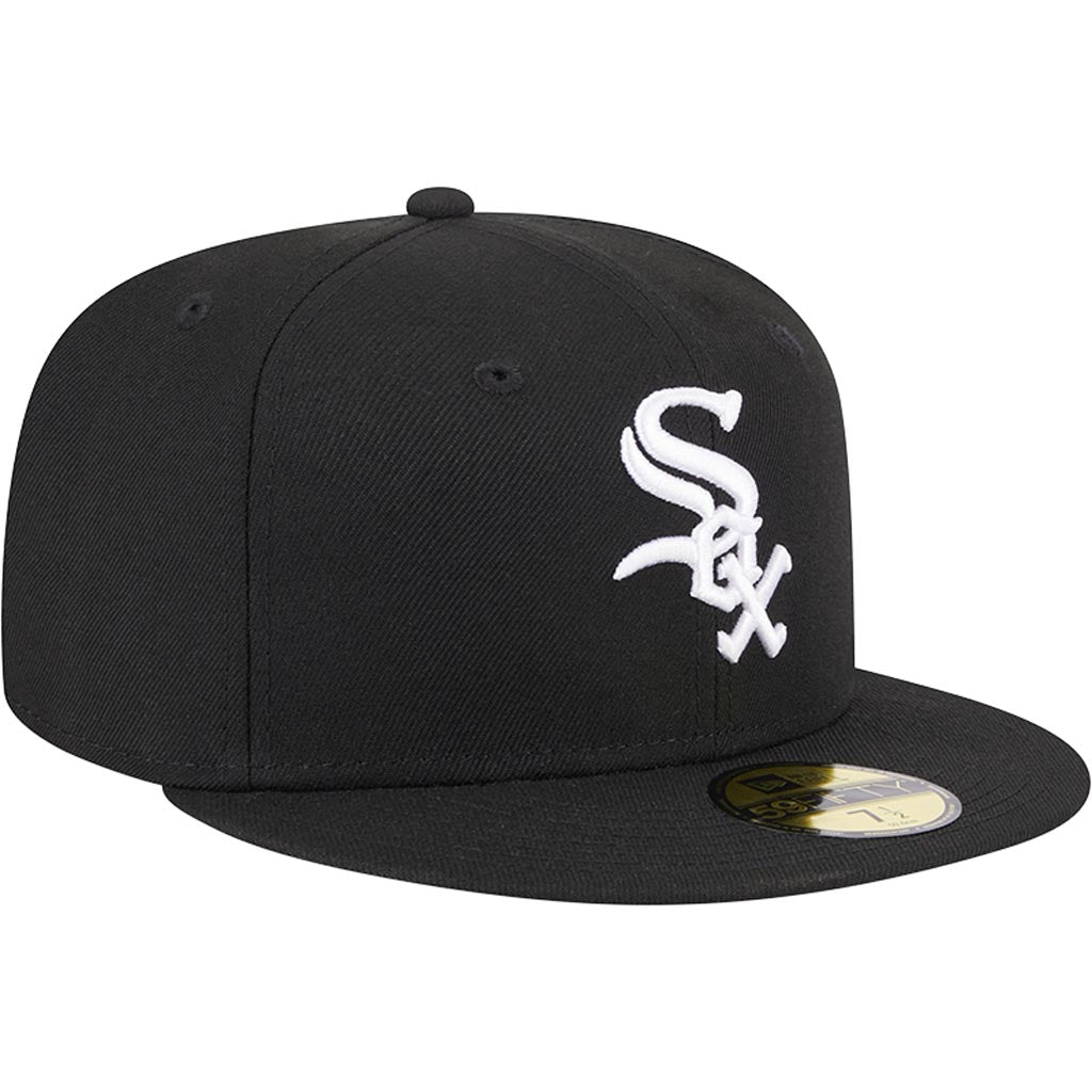 MLB Chicago White Sox Youth New Era Home Authentic Collection 59FIFTY Fitted Hat - Black