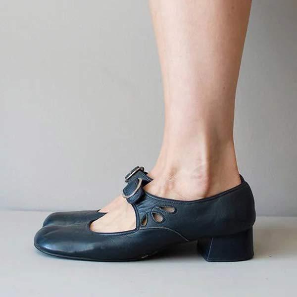 Federica | Leather sandals with buckle