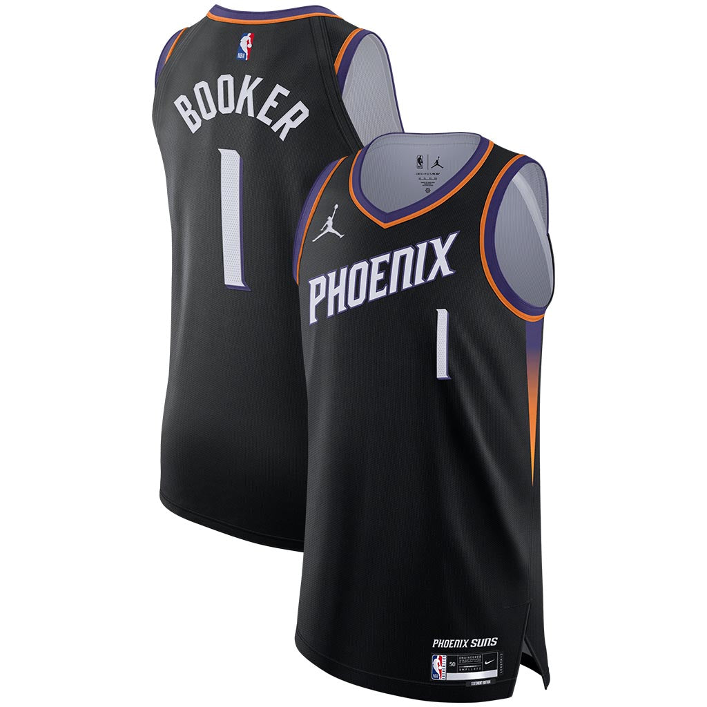 Maglia autentica Jordan Statement Edition 2025-26 NBA Phoenix Suns Devin Booker - Nera