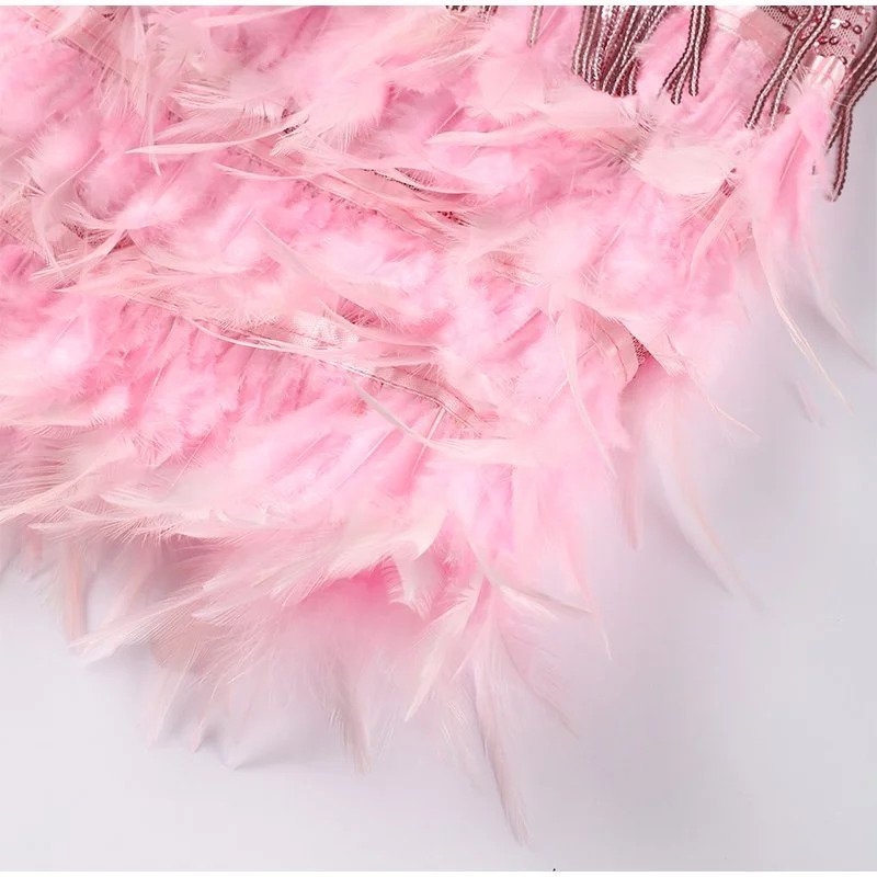 Puili | Feather Mini Dress