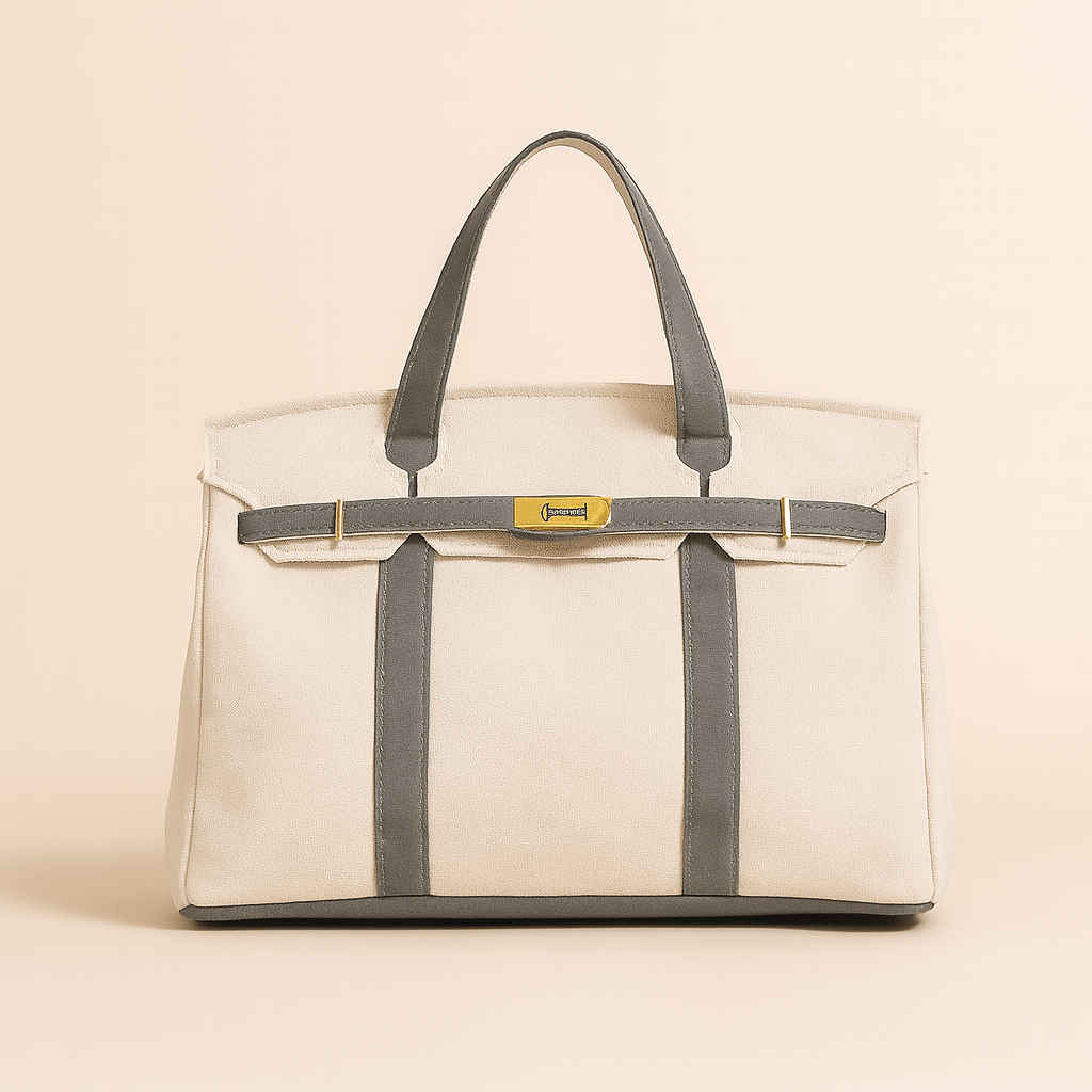 Seavelle – Classic Cotton Canvas Tote with Reinforced Steel Design