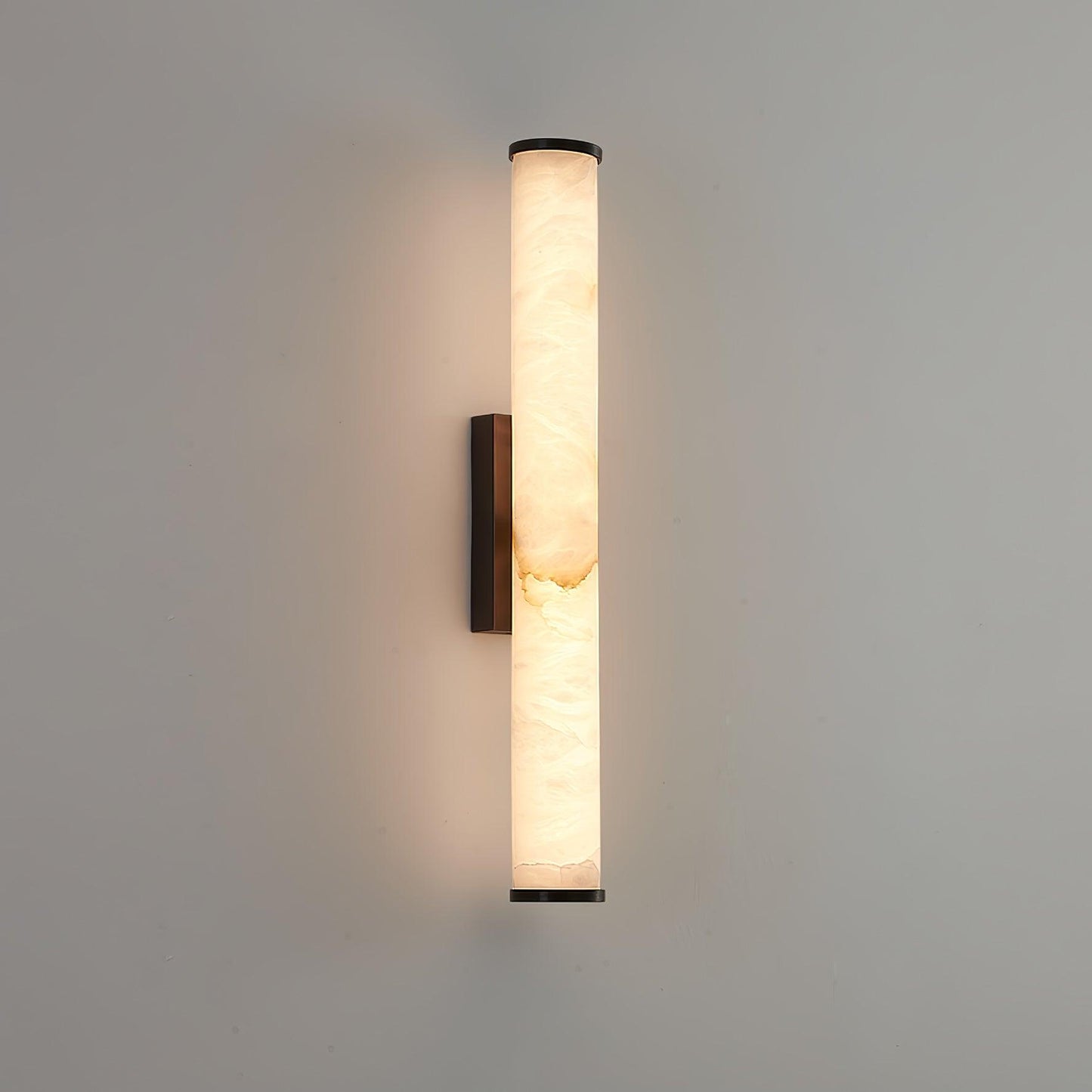 Modern Alabaster Tube LED Wall Sconce 1-Light