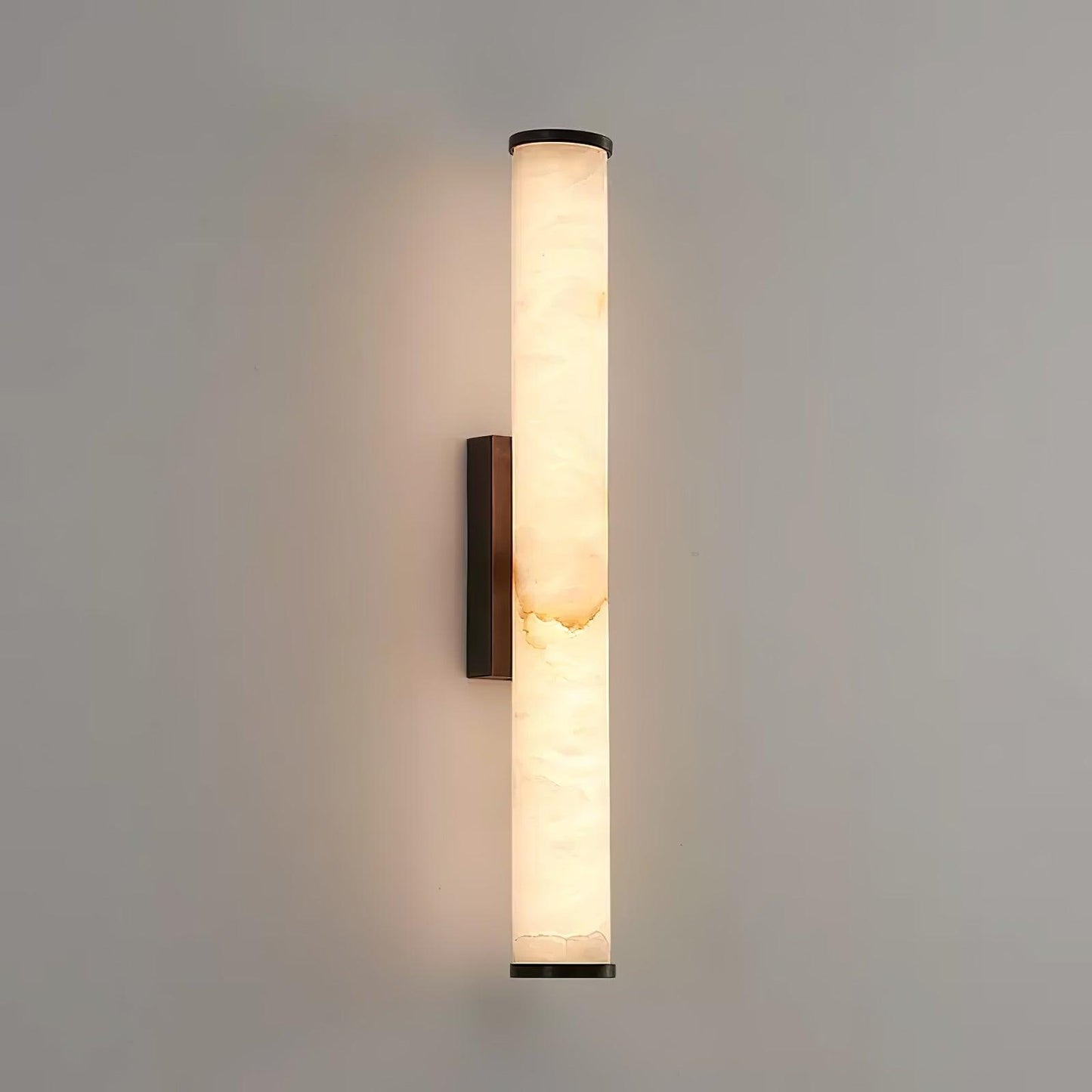Modern Alabaster Tube LED Wall Sconce 1-Light