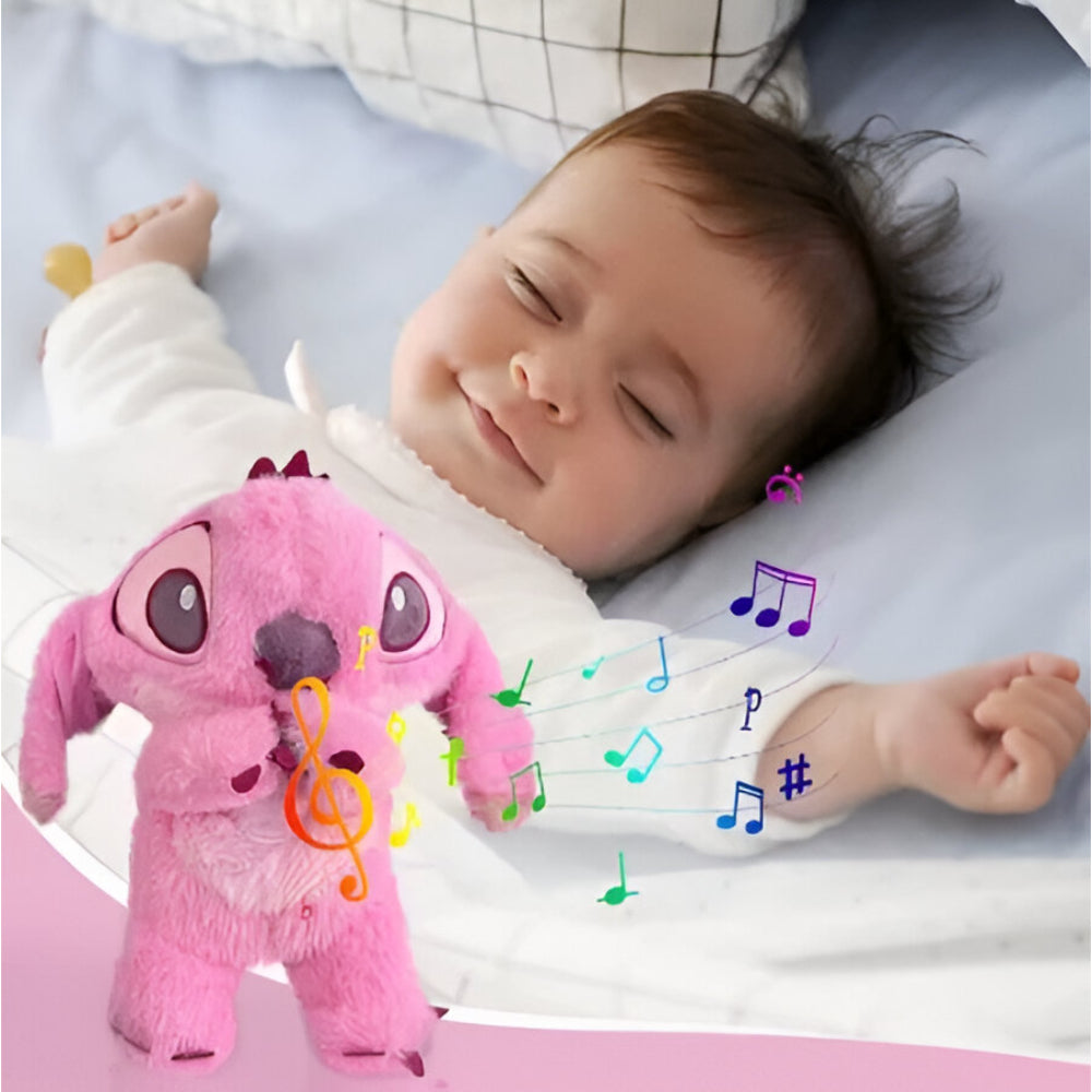 Children Plush Toy Calming Light Breathing Sleep Companion